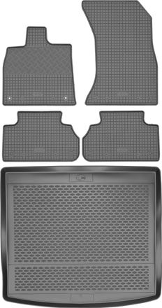 OEM Juego De Alfombrillas De Goma Para Coche Y Maletero Para Audi Q5 Ii Sportback/suv A Partir De 2017