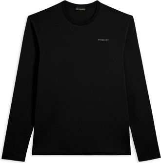 Freddy T-shirt manica lunga in cotone con logo lato cuore