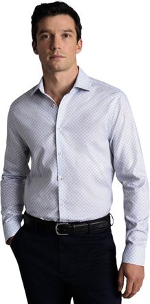 CHARLES TYRWHITT Non-iron stretch Decorative Print Slim Fit Shirt