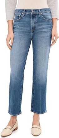 AG - Adriano Goldschmied Brinley Mid-Rise Straight Crop Womens Jeans 17 Years Mystery : 24 27, Denim