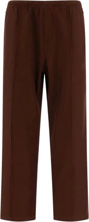 Needles Pantaloni sportivi con logo ricamato - Marrone