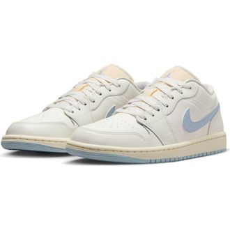 Nike Jordan Air Jordan 1 Low Basketball Sneaker in Sail/Ghost/Coconut Milk at Nordstrom, Size 11.5