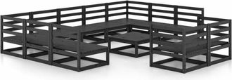 vidaXL 12 Piece Garden Lounge Set Solid Pinewood Vidaxl