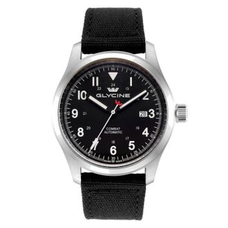 Glycine Combat Field Automatic Black Dial Mens Watch GL0574