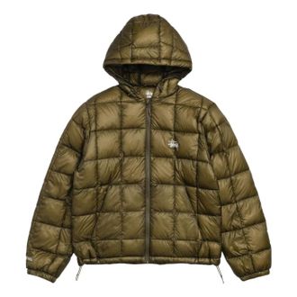 St&uuml;ssy Midweight Hooded Puffer Olive 115856-OLIV