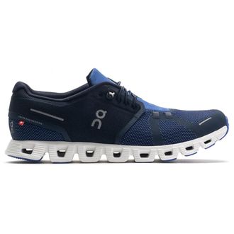 On Cloud 5 Combo Textile Synthetic Mens Low Top Trainers - Ink Cobalt - Size:UK 7.5