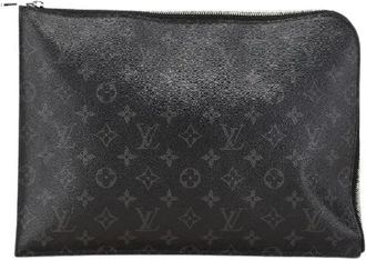 Louis Vuitton Pre-owned Clutches, male, Black, Size: ONE SIZE Pre-owned Pochette Jour GM Monogram Clutch Limited