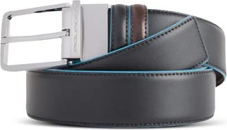 Piquadro leather belt - unisex - Leather - One Size - Brown