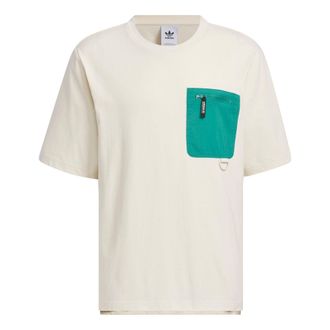 adidas Adventure Pocket T-shirt Asia Sizing Beige IK8587