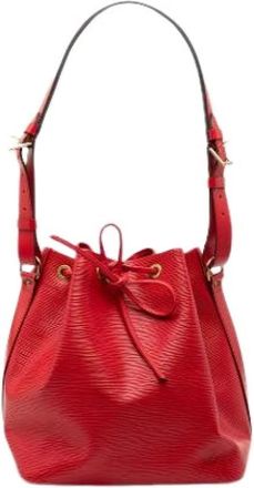 Louis Vuitton Pre-owned Bucket Bags, female, Red, Size: ONE SIZE Pre-owned Bucket Bag