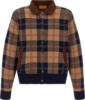 Guest In Residence Jassen, Heren, Veelkleurig, XL, Wol, Tartan Bomber