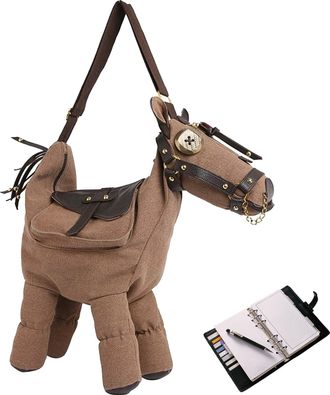 Generic Handbags for Women,Horse Shape Bags with Adjustable Strap - Funny Animal Purse,for Women Wife Girlfriend Outdoor Shopping Dating Gathering Leisure Tra