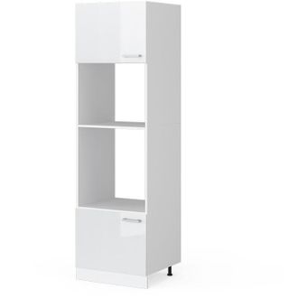 Vicco Set mobili bagno R-Line, Bianco lucido, 60 cm Vicco