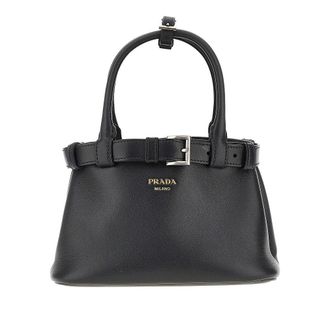 Prada Leather small Prada Buckle bag Woman One Size