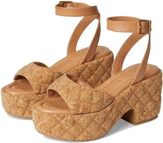 Vince Camuto Ellah Chunky Platform Sandals Womens Sandals Natural/Travertine : 8.5 M, Leather