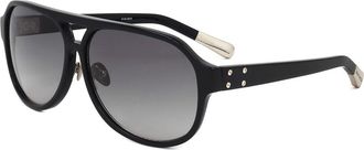 Linda Farrow KRIS VAN ASSCHE KVA20 C3 Mens Sunglasses Black Size 61