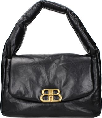 Balenciaga Monaco Handtaschen Damen Leder Schwarz