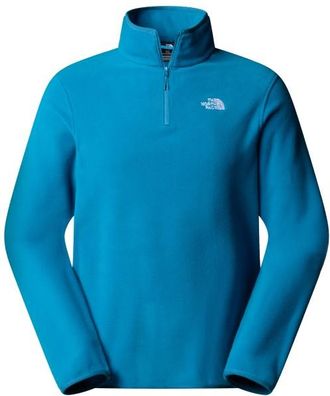 The North Face Glacier Fleece 1/4 Zip Jacket Fleecepullover für Herren | blau