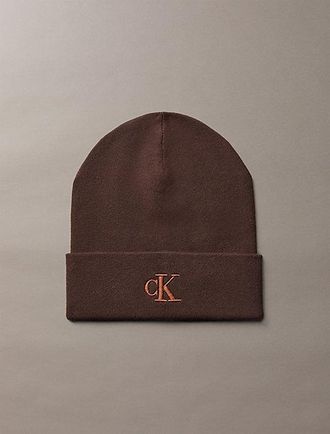 Calvin Klein Gorro De Punto Con Logo Distintivo