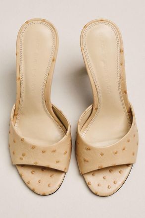 Black Suede Studio Lila 95 Open-Toe Heels