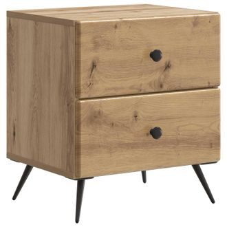 vidaXL Armario De Noche Con Caj&oacute;n Roble Artesanal 43 X 34,5 X 47,5 Cm Vidaxl