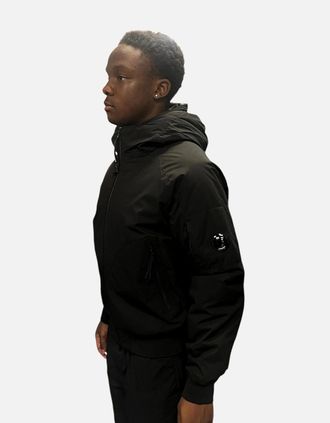 C.P. Company Mens Pro-Tek Hooded Jacket - Black - Size: 40/Regular