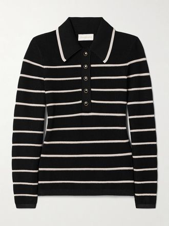 Zimmermann Maglia Stretch A Righe Crush - Nero