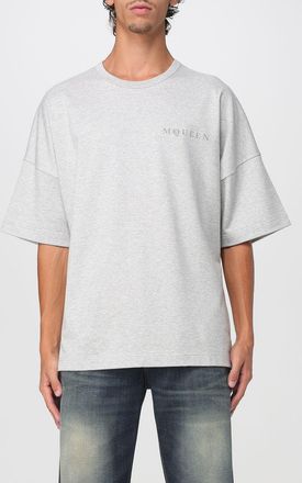Alexander McQueen T-shirt oversize McQueen in cotone con logo