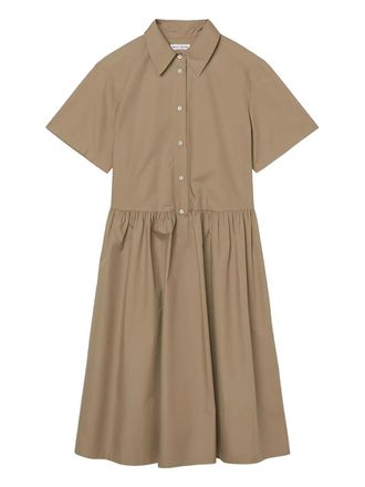 Marc O'Polo Blousejurk met gesmockte taille - Beige