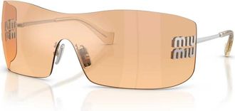 Miu Miu Zonnebrillen - unisex - Zonnebrillen - Grijs - 44 MM - Accessoires