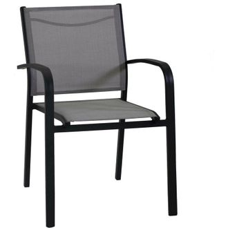Vacchetti Vacchetti - Sedia Alluminio Sullivan Impilabile Antracite