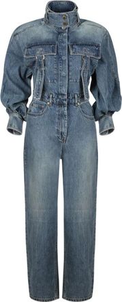 Zimmermann Dames, Jumpsuits & Playsuits, Blauw, Maat: XS Denim