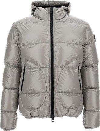 Herno High Neck Hooded Bomber Jacket