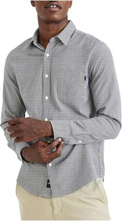 Dockers Casual Shirts - Heren - Casual Overhemden - Blauw - 2XL - Katoen - Overhemden