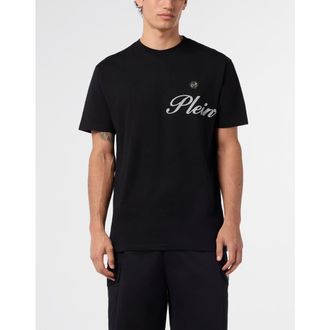 Philipp Plein Round Neck T-Shirt Signature Men in Black at Nordstrom, Size Xxx-Large