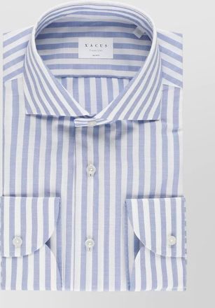 Xacus striped long-sleeve shirt