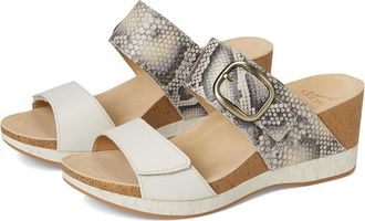 Dansko Shannon Womens Clog Shoes Snake Leather : EU 41 (US Womens 10.5-11) Regular