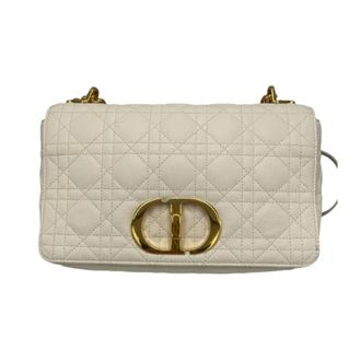 Dior Pre-owned Leren Schoudertas - Dames - Pre-owned - Wit - Maat: ONE Size Leer
