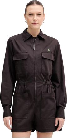 Lacoste Playsuits - Dames - Playsuits - Bruin - S - Jumpsuits & Playsuits