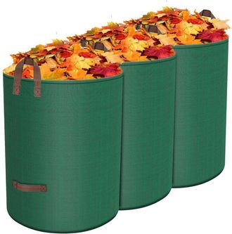 OEM Bolsas De Jard&iacute;n 3 X 500l, Bolsa De Jard&iacute;n De Polipropileno (pp) Extremadamente Resistente, Bolsa Para Residuos Verdes, Bolsa Grande Con Asas, Imperme