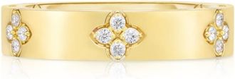 Roberto Coin 18K Yellow Gold Love in Verona Narrow Diamond Ring