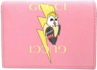 Gucci Pre-owned Wallets, female, Pink, Size: ONE SIZE Pre-owned Leather Wallet