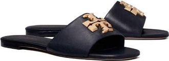 Tory Burch Eleanor Slide Sandal in Royal Navy/gold at Nordstrom, Size 9.5
