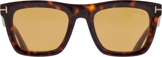 Tom Ford Lelio Brown Square Mens Sunglasses FT1207 52E 52