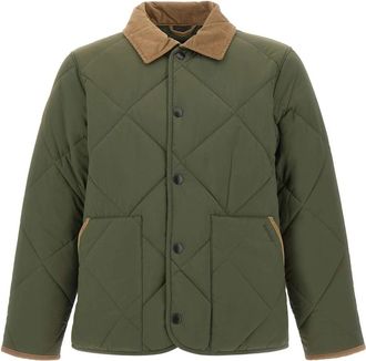 Barbour Modified Short Liddesdale Quilted Jacket - Heren - Zomerjassen - Groen - M - Nylon - Jassen