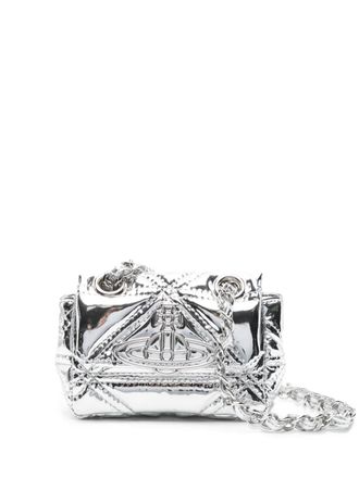 Vivienne Westwood Vinnie gewatteerde kleine tas - Q401 SILVER