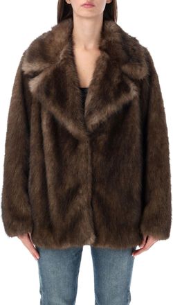 Stand Studio Journi Oversized Faux Fur Jacket
