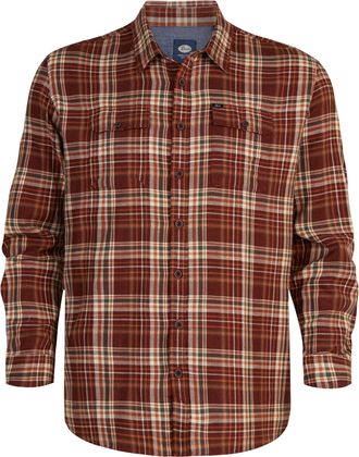 Petrol Industries Heren Plus Size Geruit Overhemd Bristol - Bruin