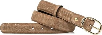 Floris Van Bommel De Belter Riem - Dames - Riemen - Bruin - 105 CM - Leer - Accessoires