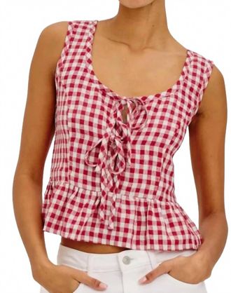 Rails Jonah Top In Picnic Check